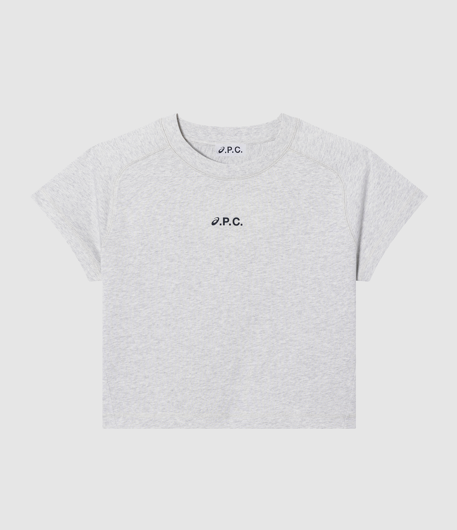Tee-shirt Cloud Gris Clair Chiné, Collaboration A.P.C x Asics