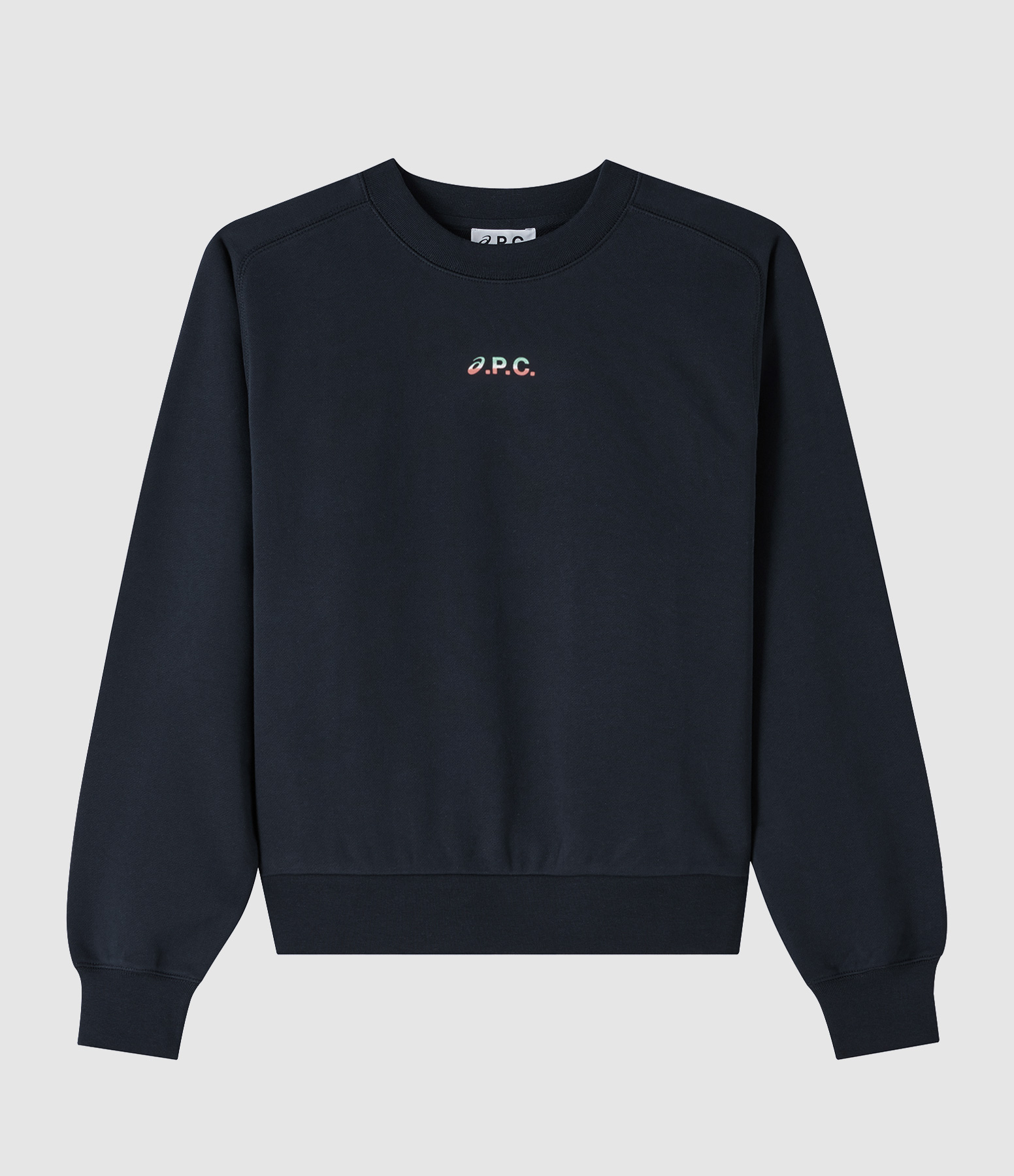 Sweatshirt Stone Dark Navy, Collaboration A.P.C x Asics