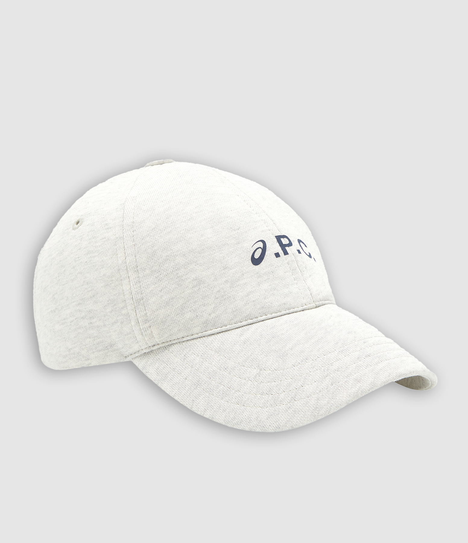 Casquette Gris Clair Chine, Collaboration A.P.C x Asics