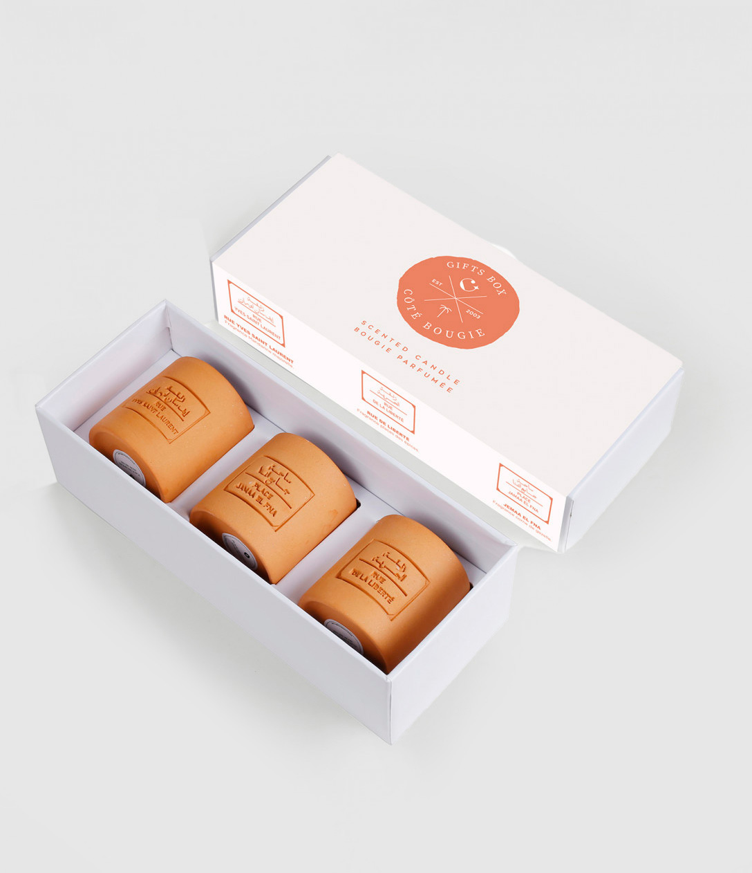 Coffret 3 Bougies 40 000 Marrakech