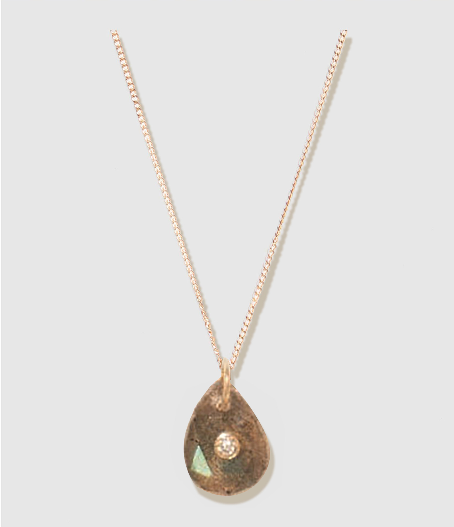 Collier Orso Court Labradorite