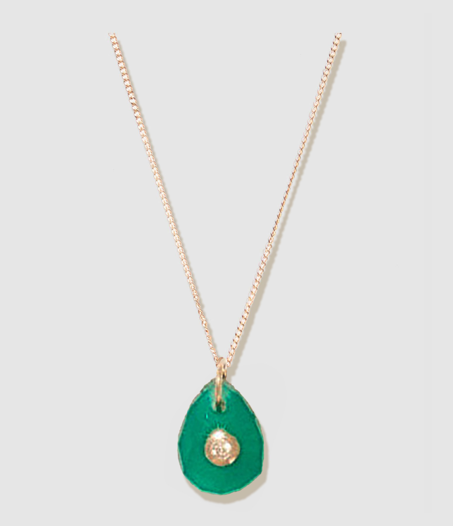 Collier Orso Court Onyx Vert