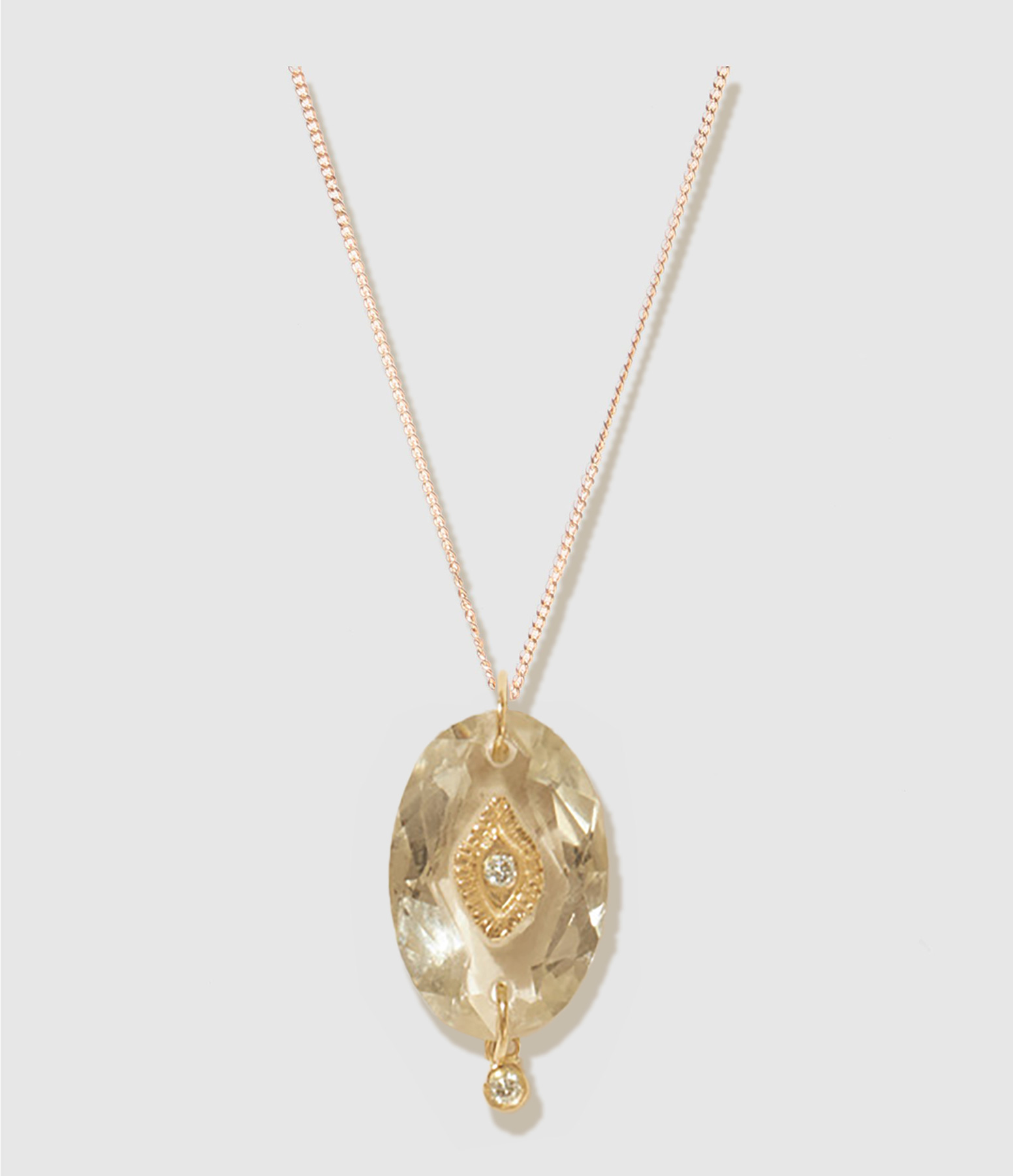 Collier Souad Améthyste Vert