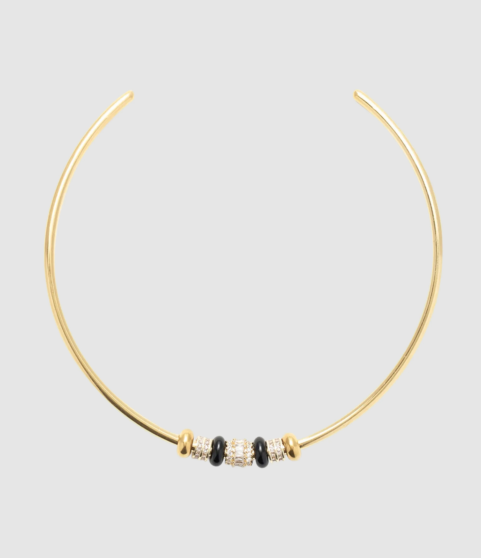 Collier Torque Black Shiny