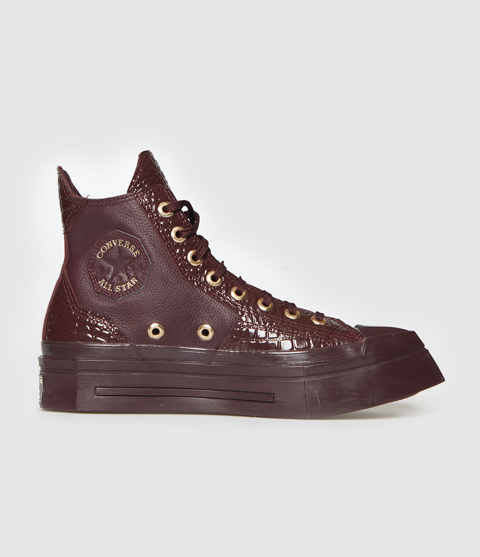 Baskets Chuck 70 De Luxe Squared Hi Bloodstone Gold Black
