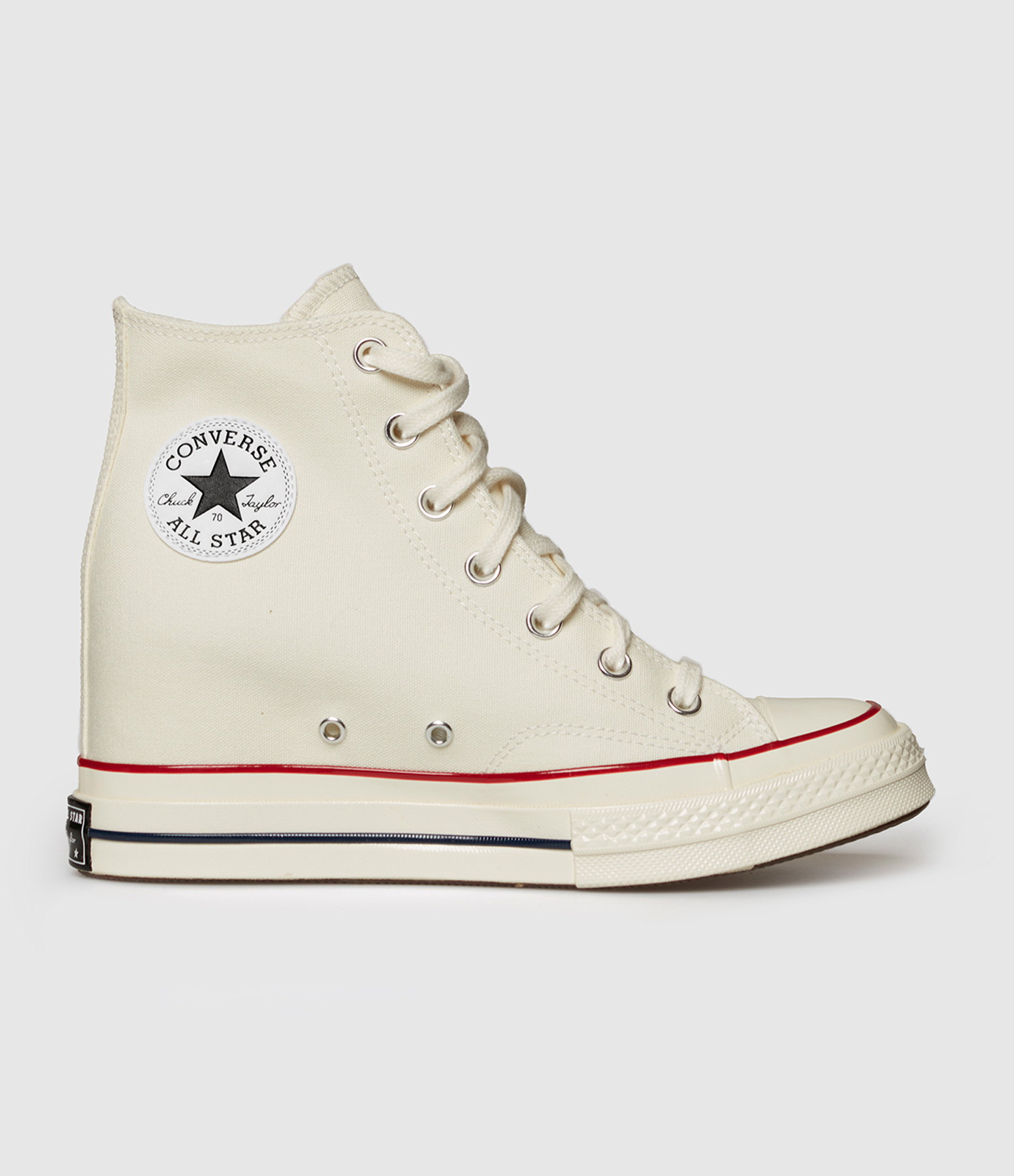 Baskets Chuck 70 Wedge Hi White