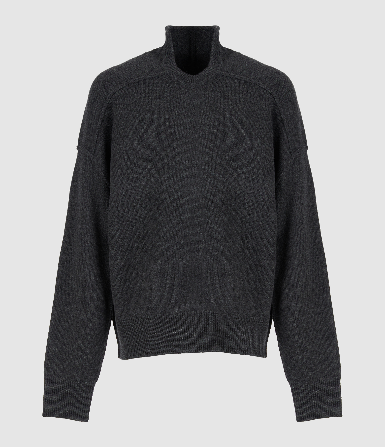 Pull High Collar Grey