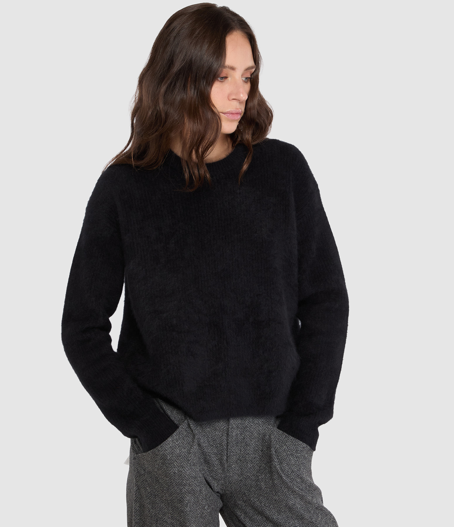 Pull Ladies Round Black