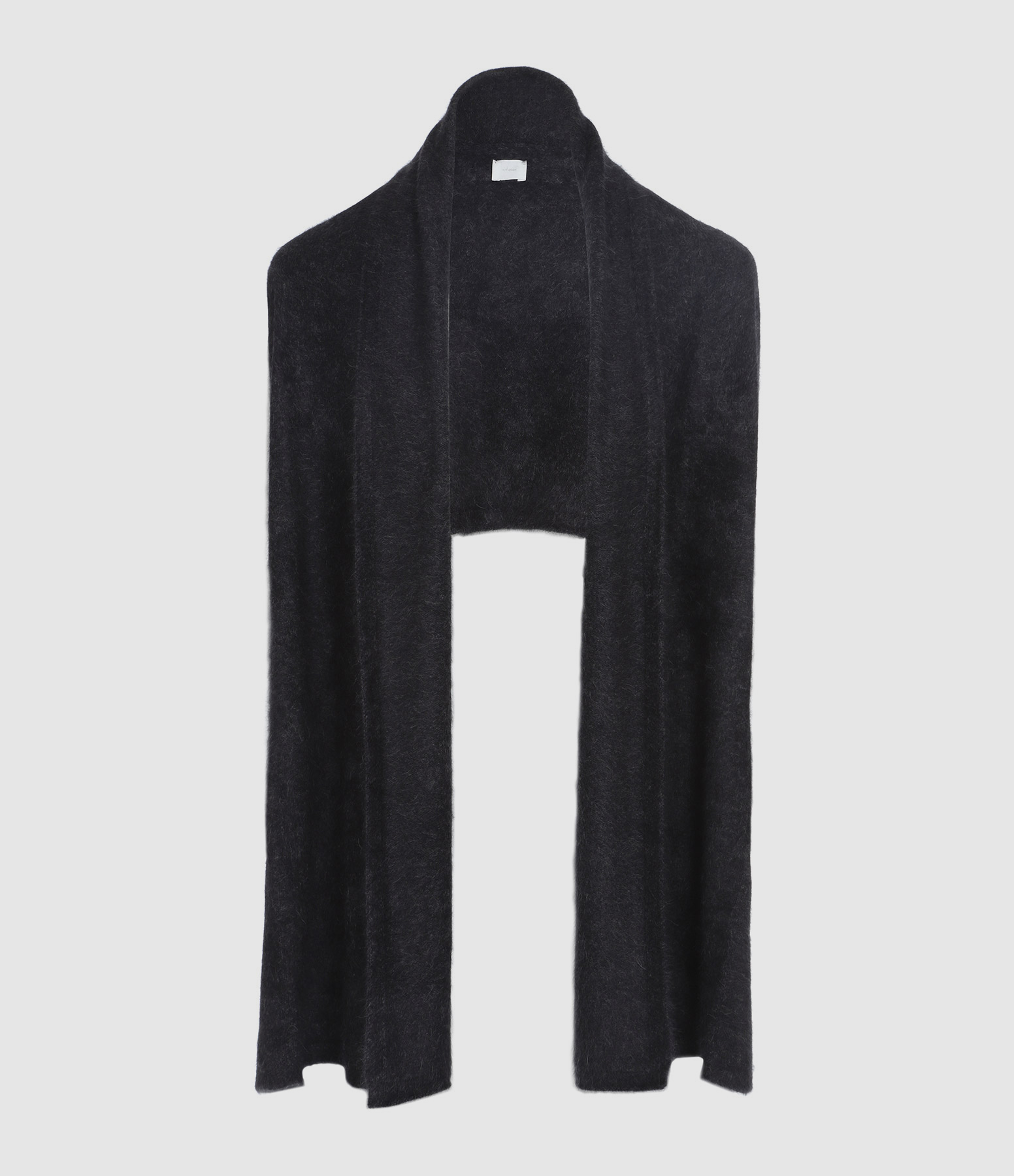 Gilet Étole Raccon Gris