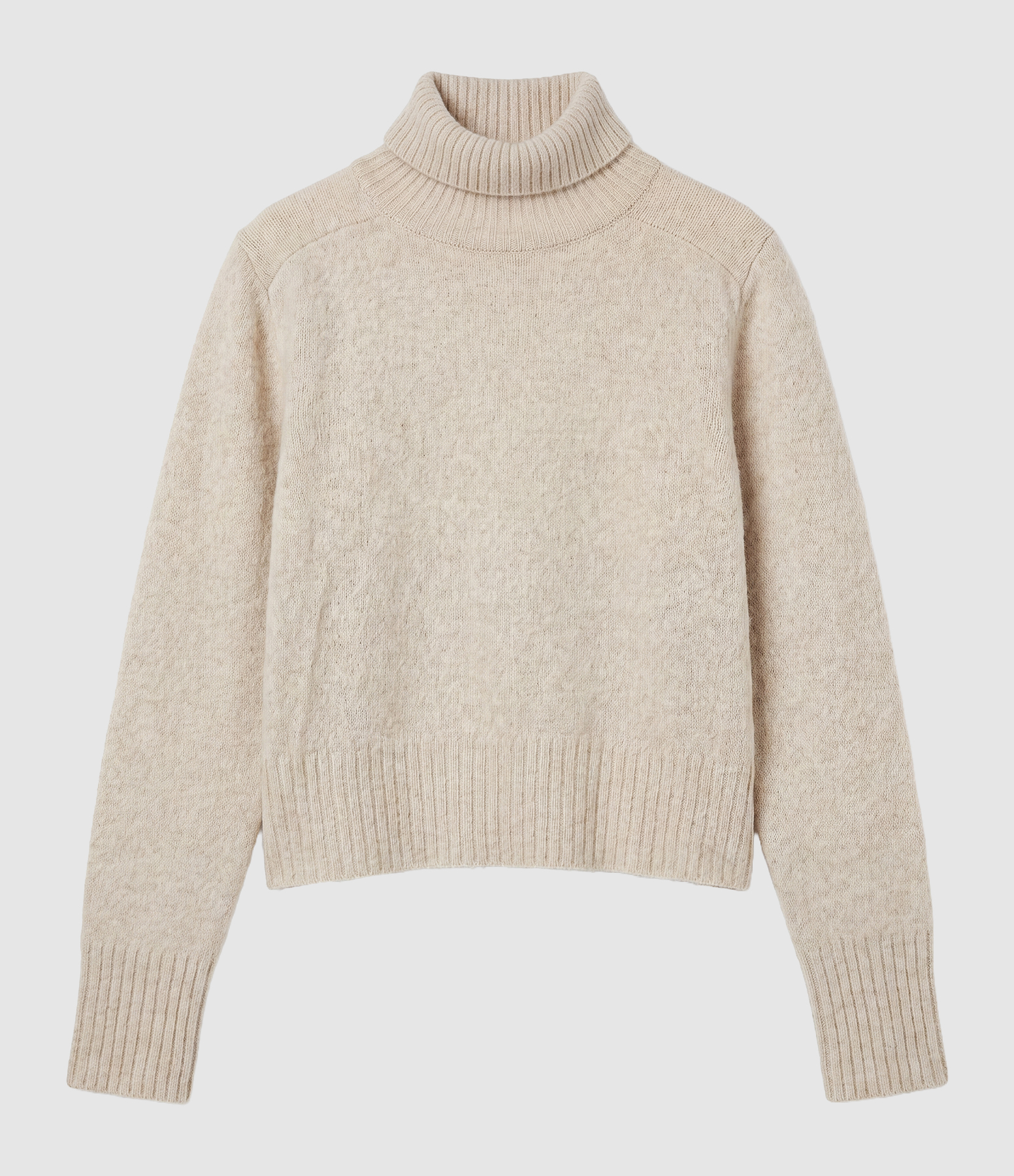 Pull Ladies High Neck Ivory