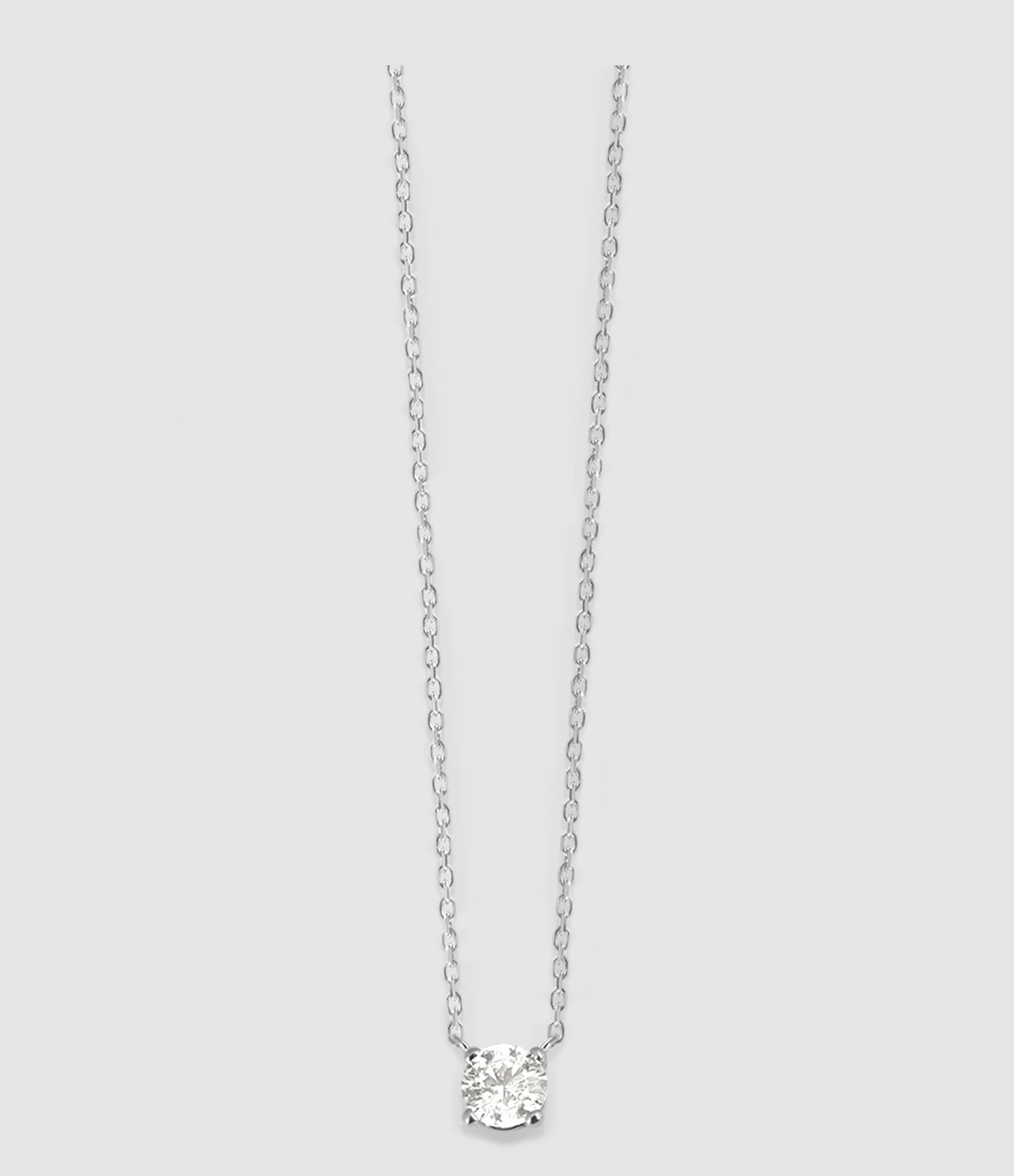 Collier Valentine Diamant Or Blanc