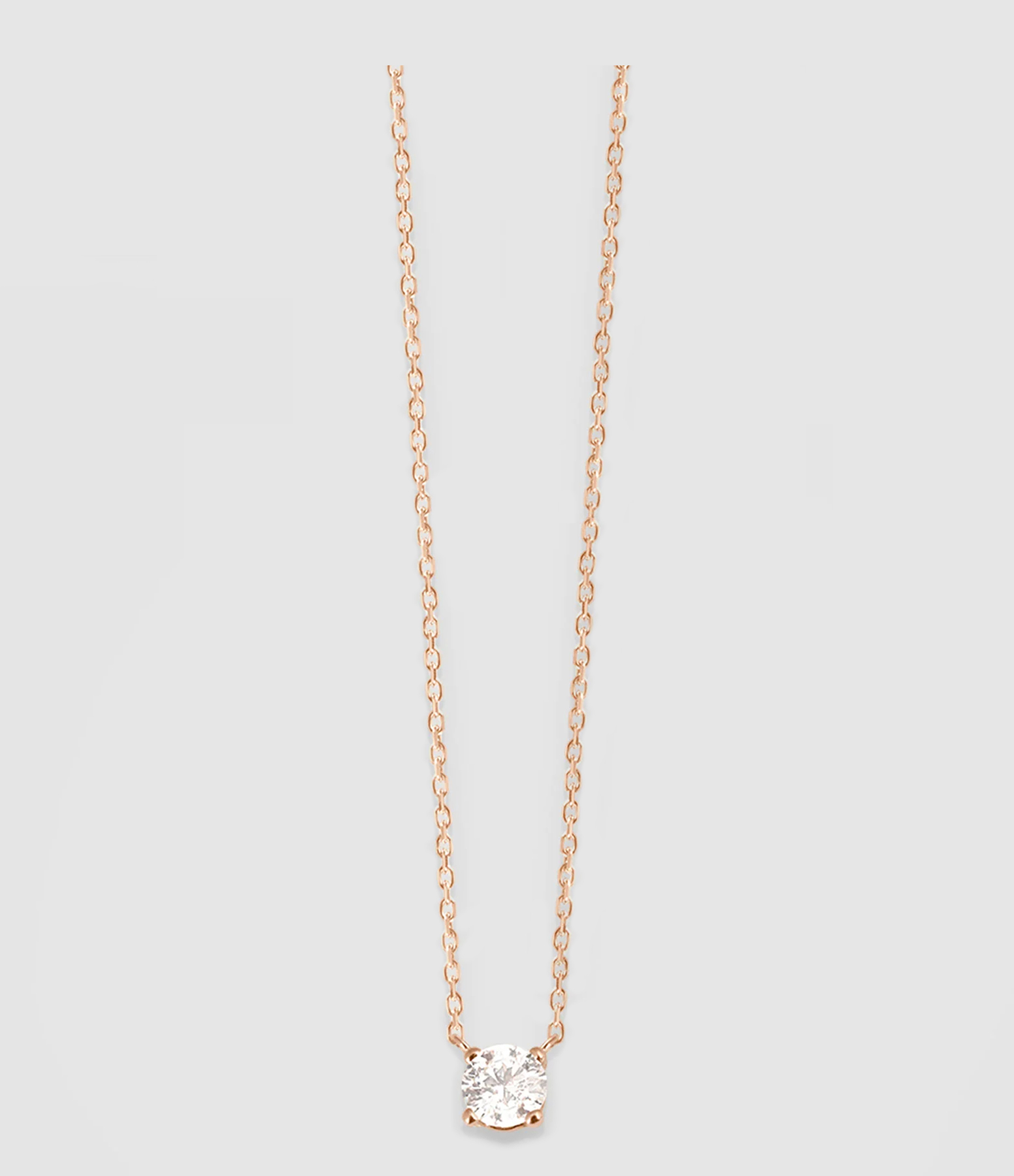Collier Valentine Diamant Or Rose 