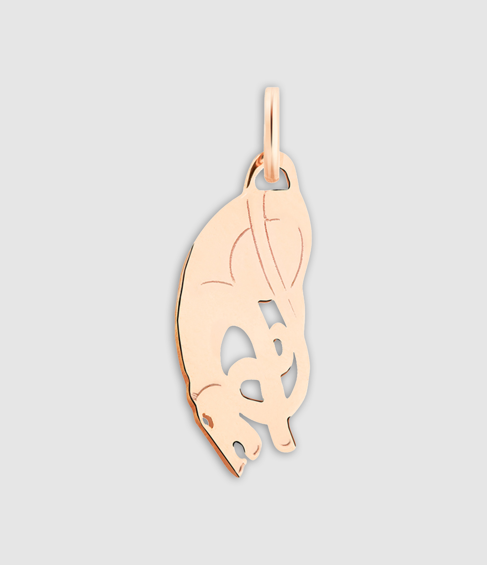 Pendentif Mini Panthère Or Rose