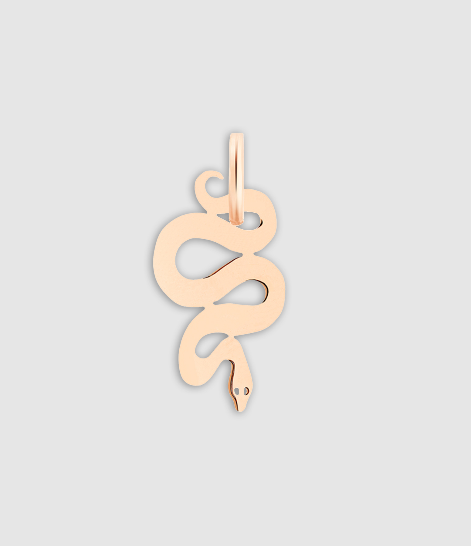 Pendentif Mini Serpent Or Rose