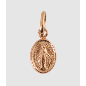 Pendentif Médaille Madone PM Or