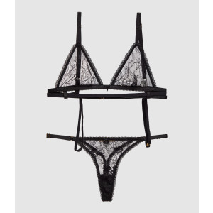 Ensemble Capucine Dentelle Noir