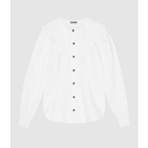Chemise Coton Popeline Blanc