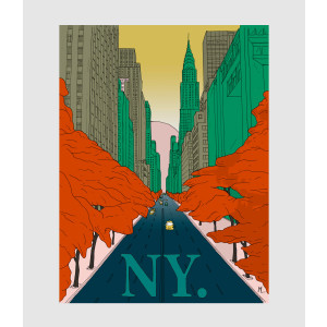 Affiche New-York 50x70cm