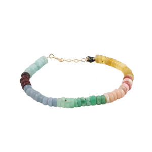 Bracelet Puka Opale Multicolore