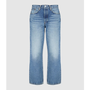 Jean 90S Low Slung Coton Bleu Vintage Pearl