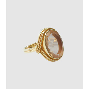 Bague Sphinx Big Citrine