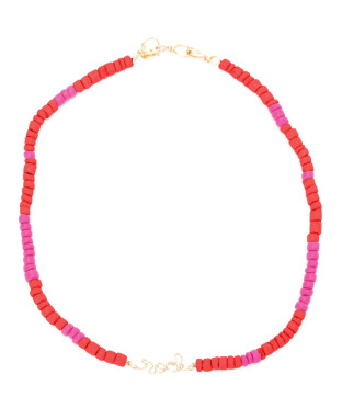 Collier Medina Rock Corail Rose Gold Filled, Collection Marrakech