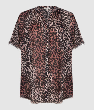 Chemise Mila Coton Léopard