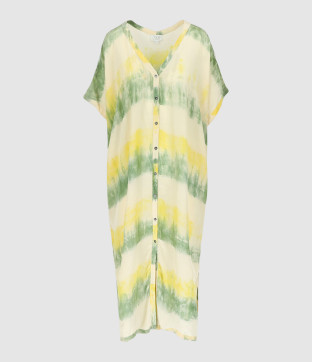 Kaftan Palma Rayures Cactus 