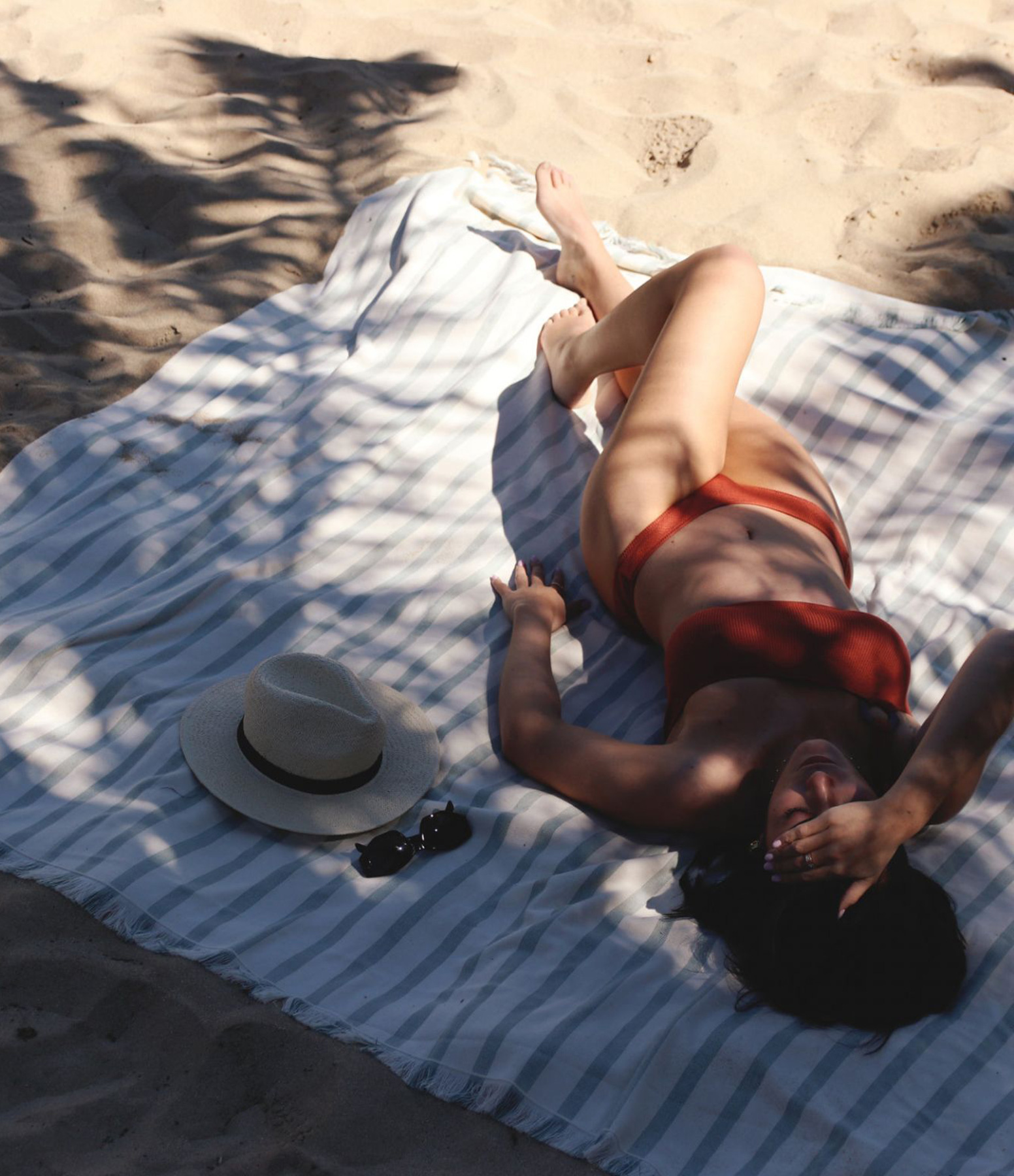 Drap De Plage Holiday Eucalyptus, 200x200 cm