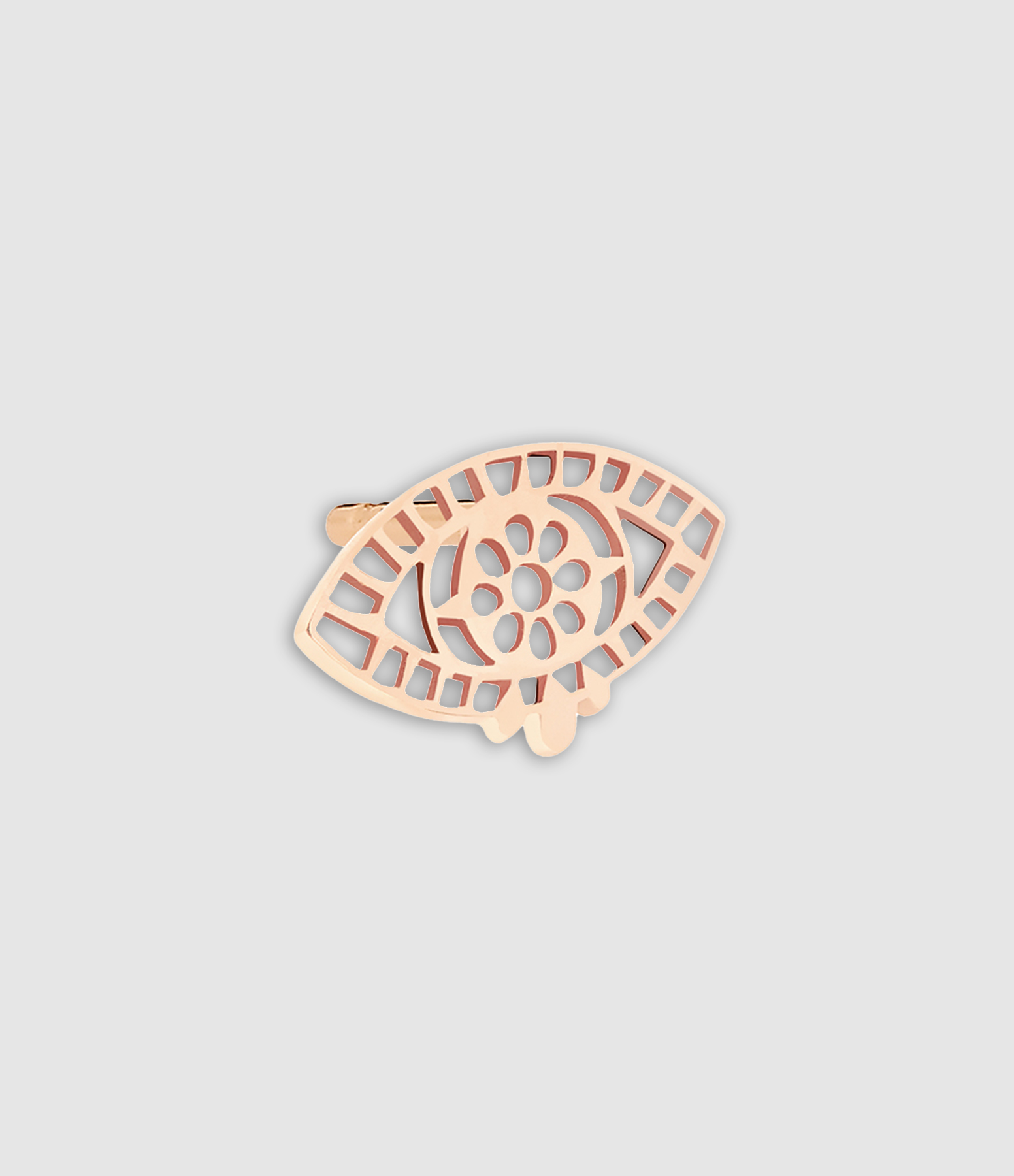 Boucle d'oreille Ajna Or Rose (vendue à l'unité)
