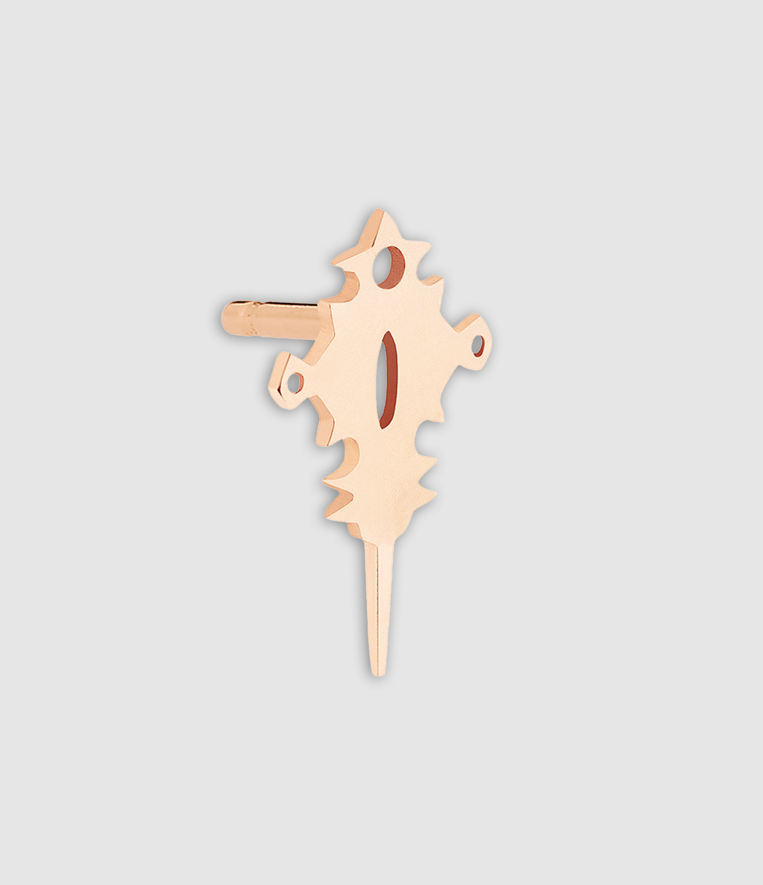 Boucle d'oreille Tanger Or Rose (vendue à l'unité)