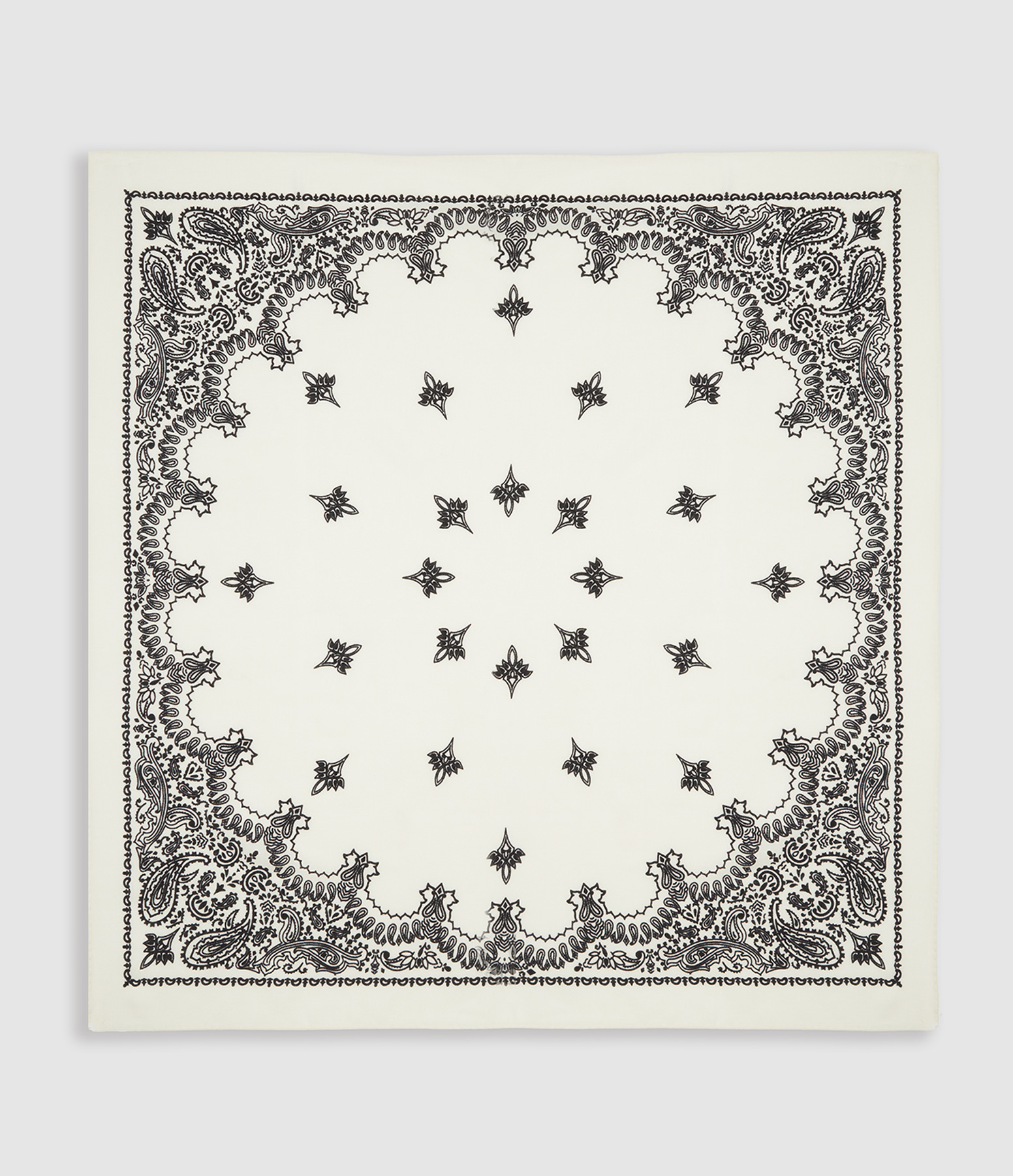 Foulard Carré Blanc