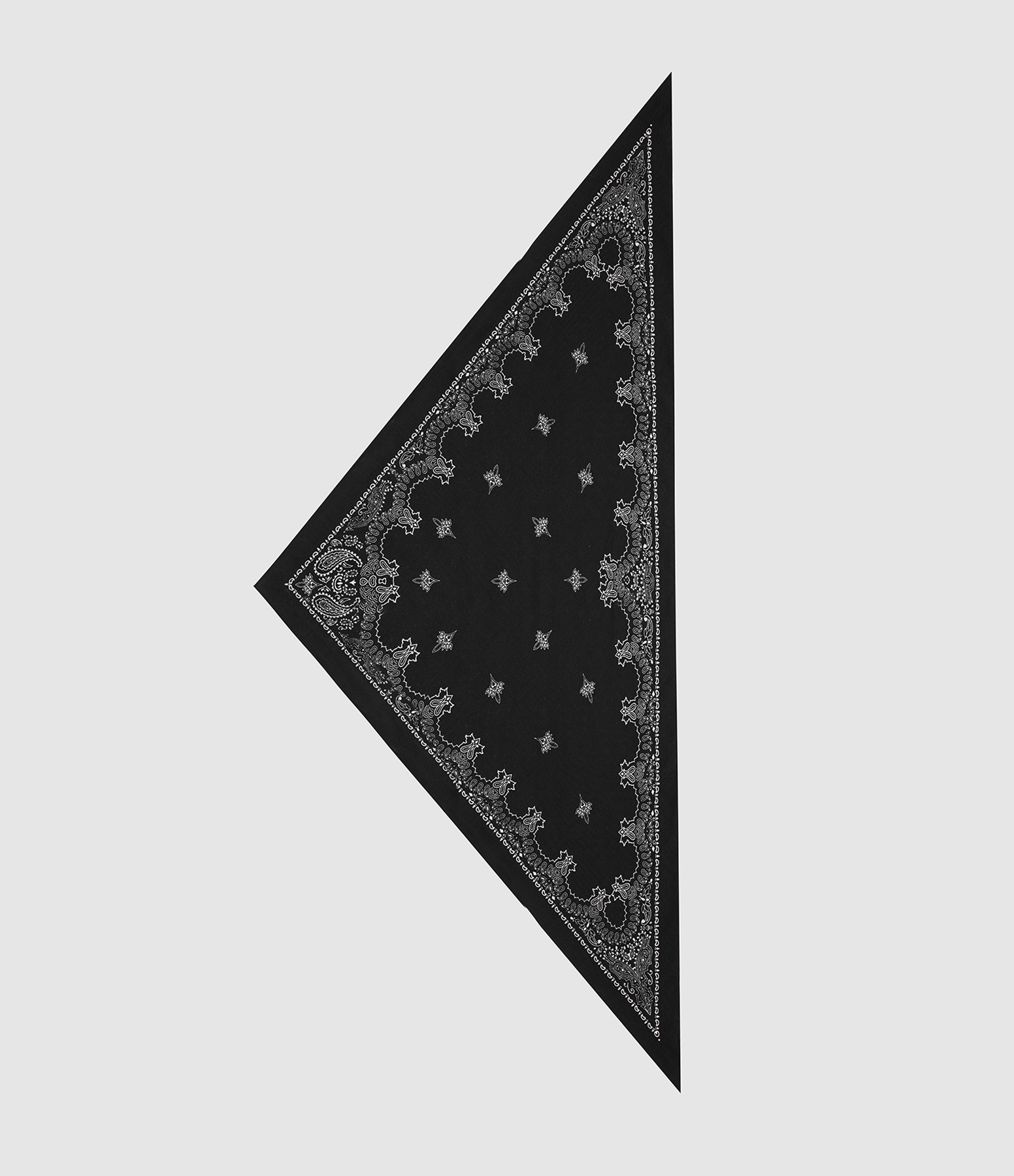 Foulard Triangle Noir