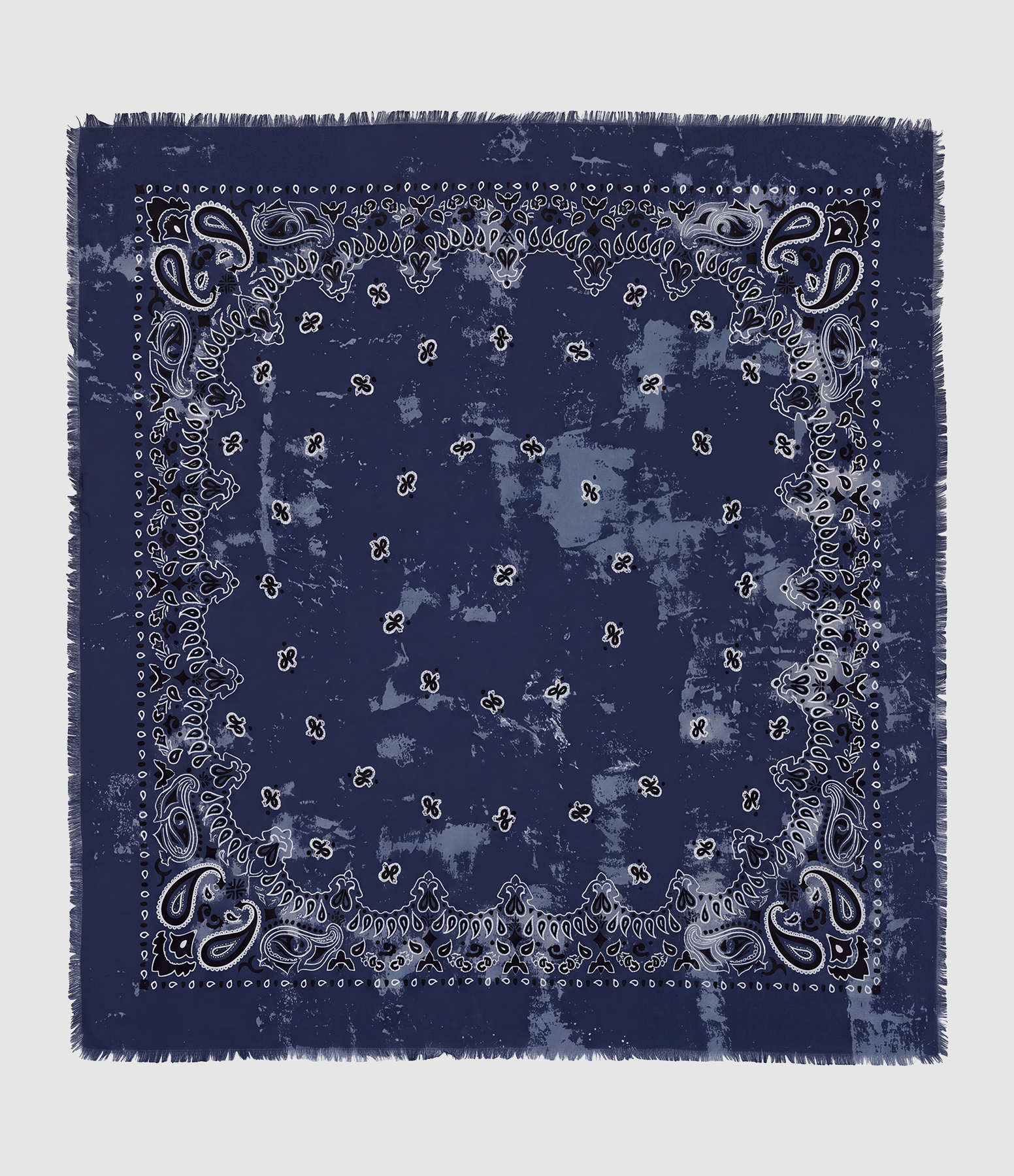 Foulard Jil Quadra Navy