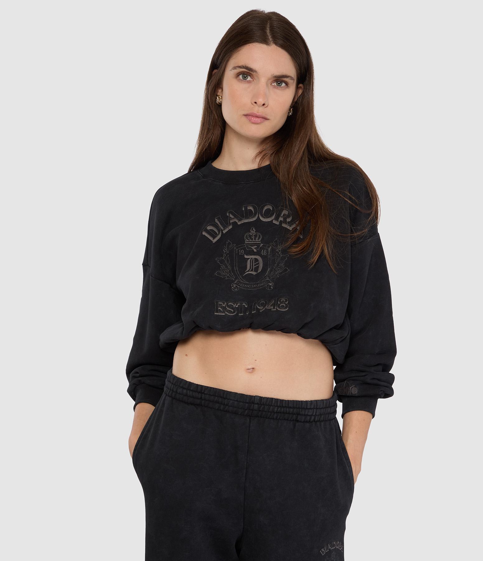 Sweatshirt Avenue Lab Nero Carbone
