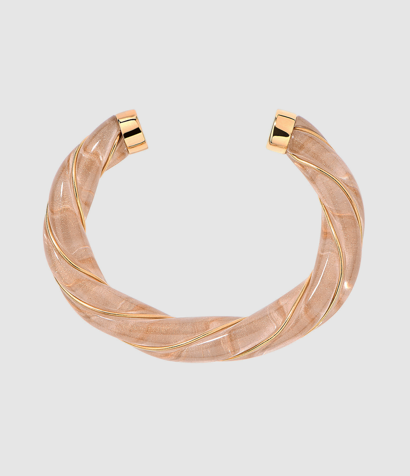 Jonc Diana Poudre Doré Transparente