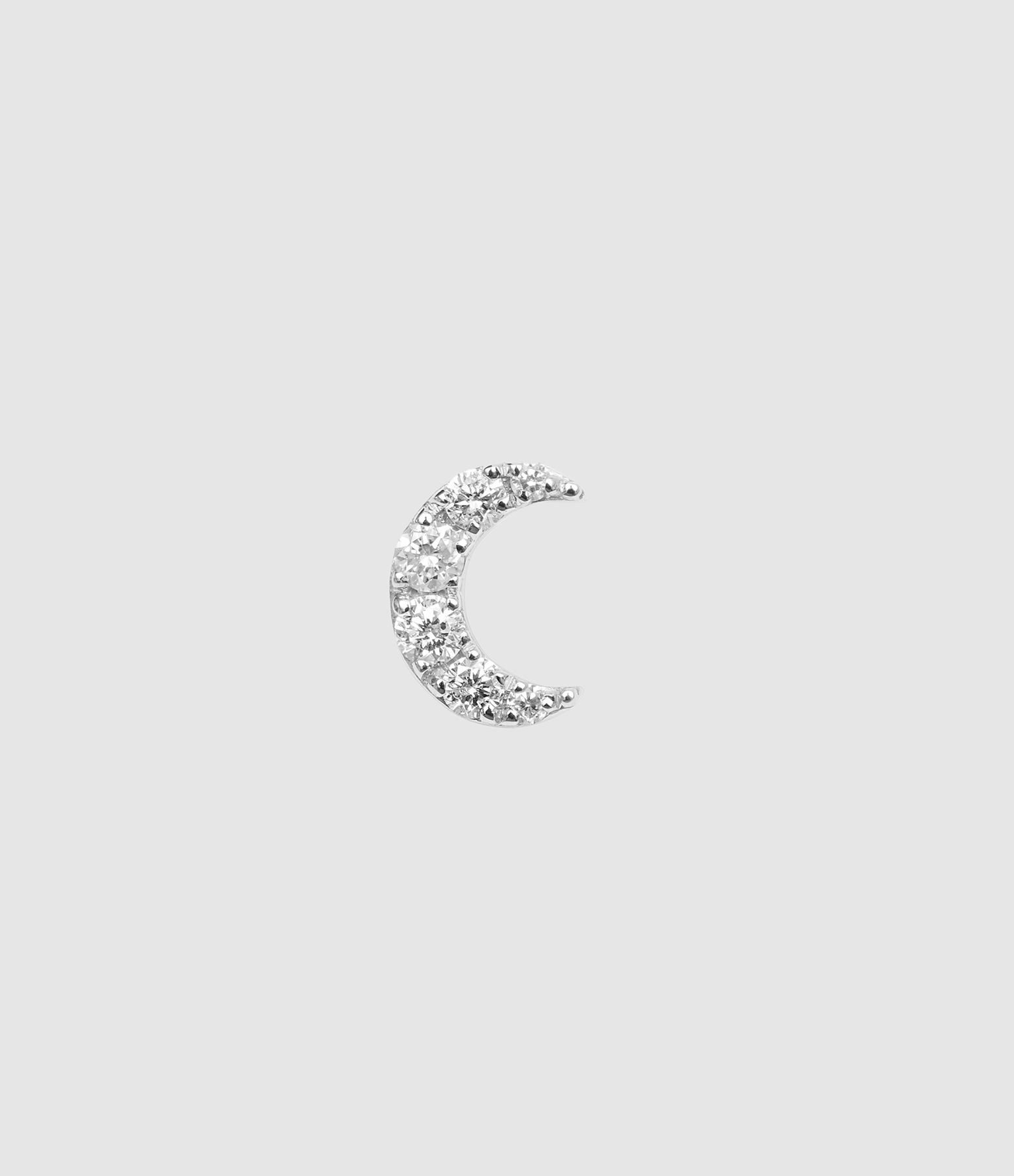 Piercing Magic Touch Lune Diamants Or Blanc (vendu à l'unité)