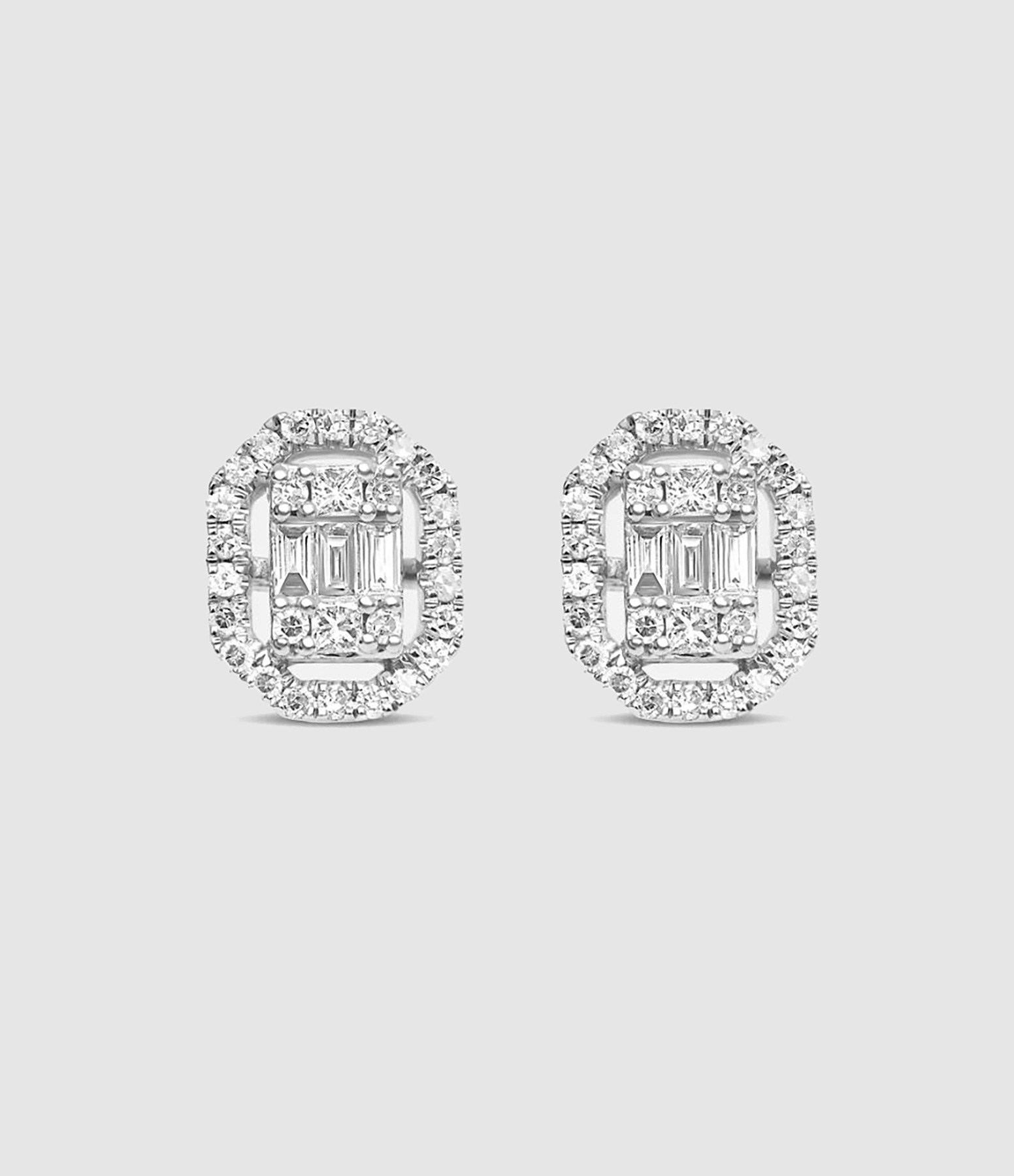 Boucles d’oreilles Union Vendôme Diamants Or Blanc