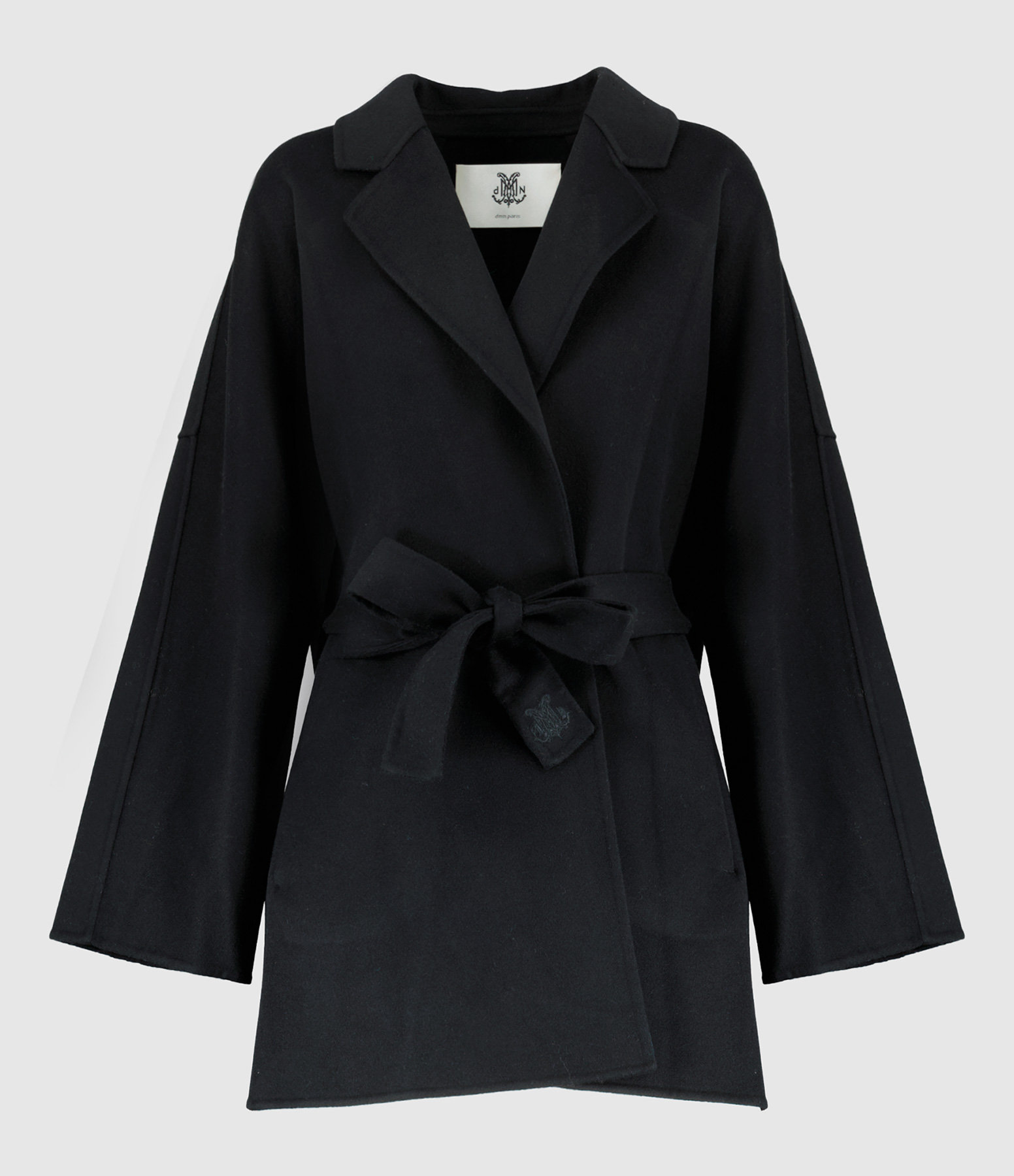 Manteau Flora Cachemire Noir