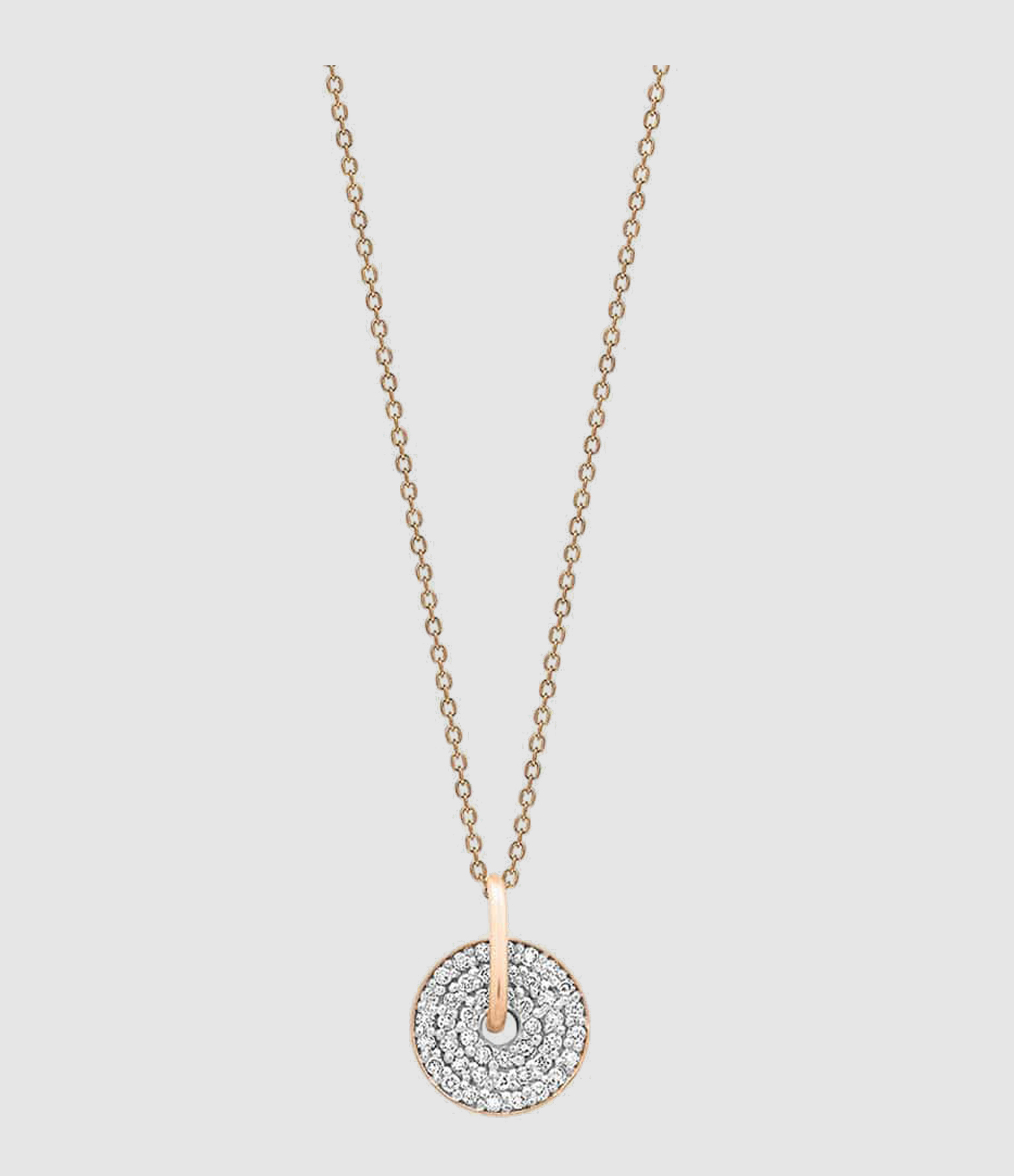 Collier Mini Donut Or Rose