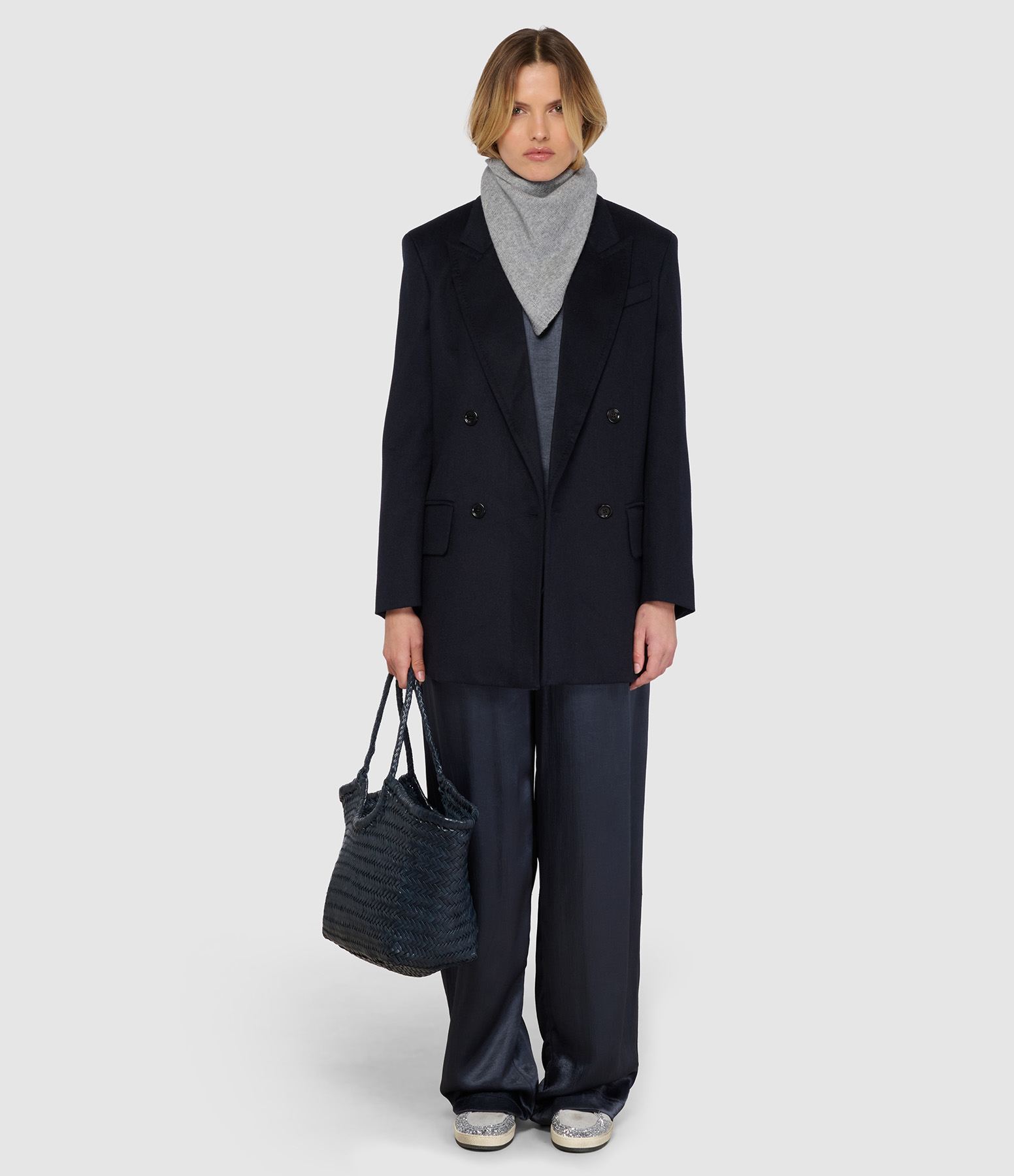 Sac Nantucket Cuir Bleu Marine