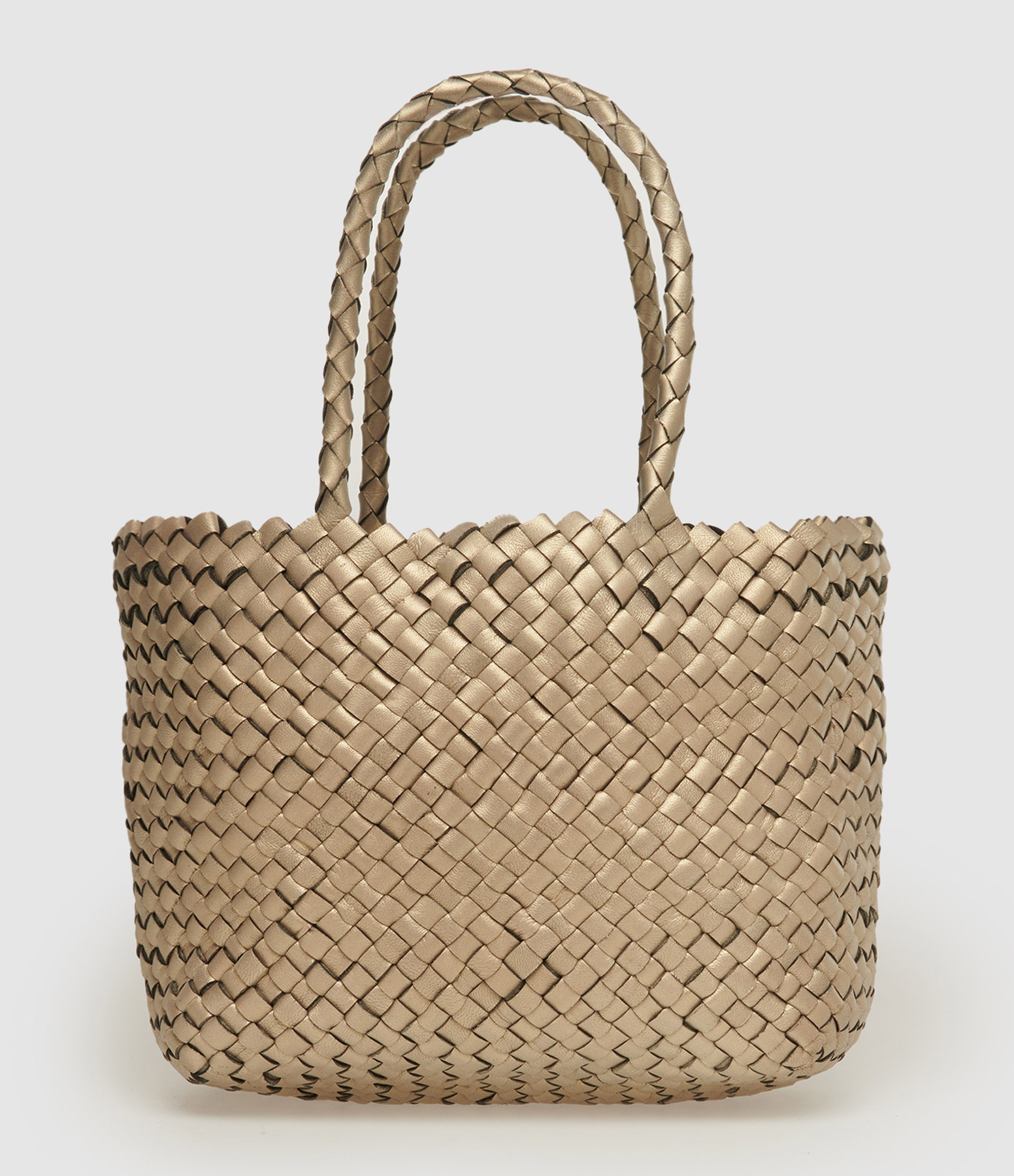 Sac Bandoulière Mini Inside Out Cuir Pewter