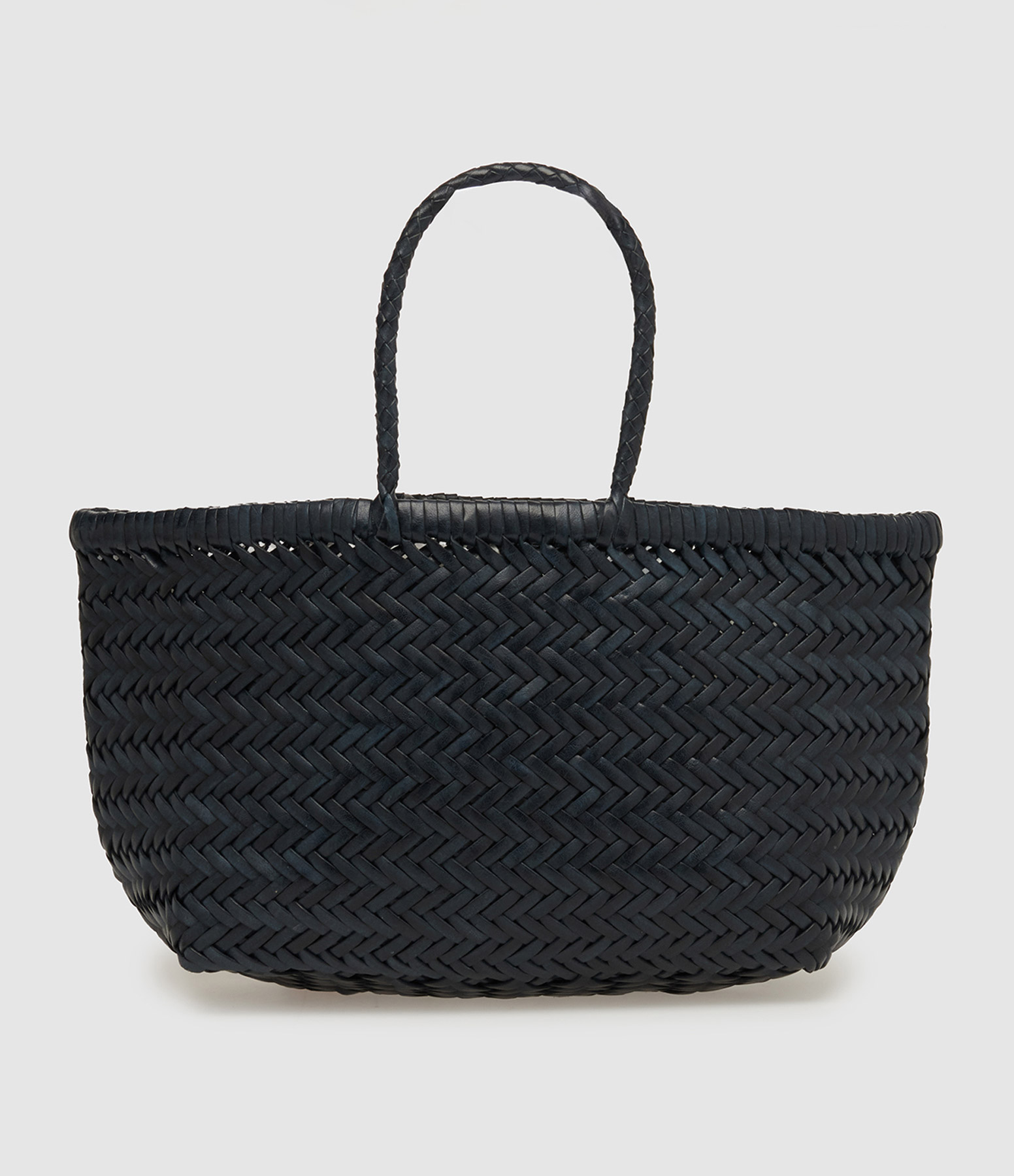 Sac Bamboo Triple Jump Small Cuir Marine