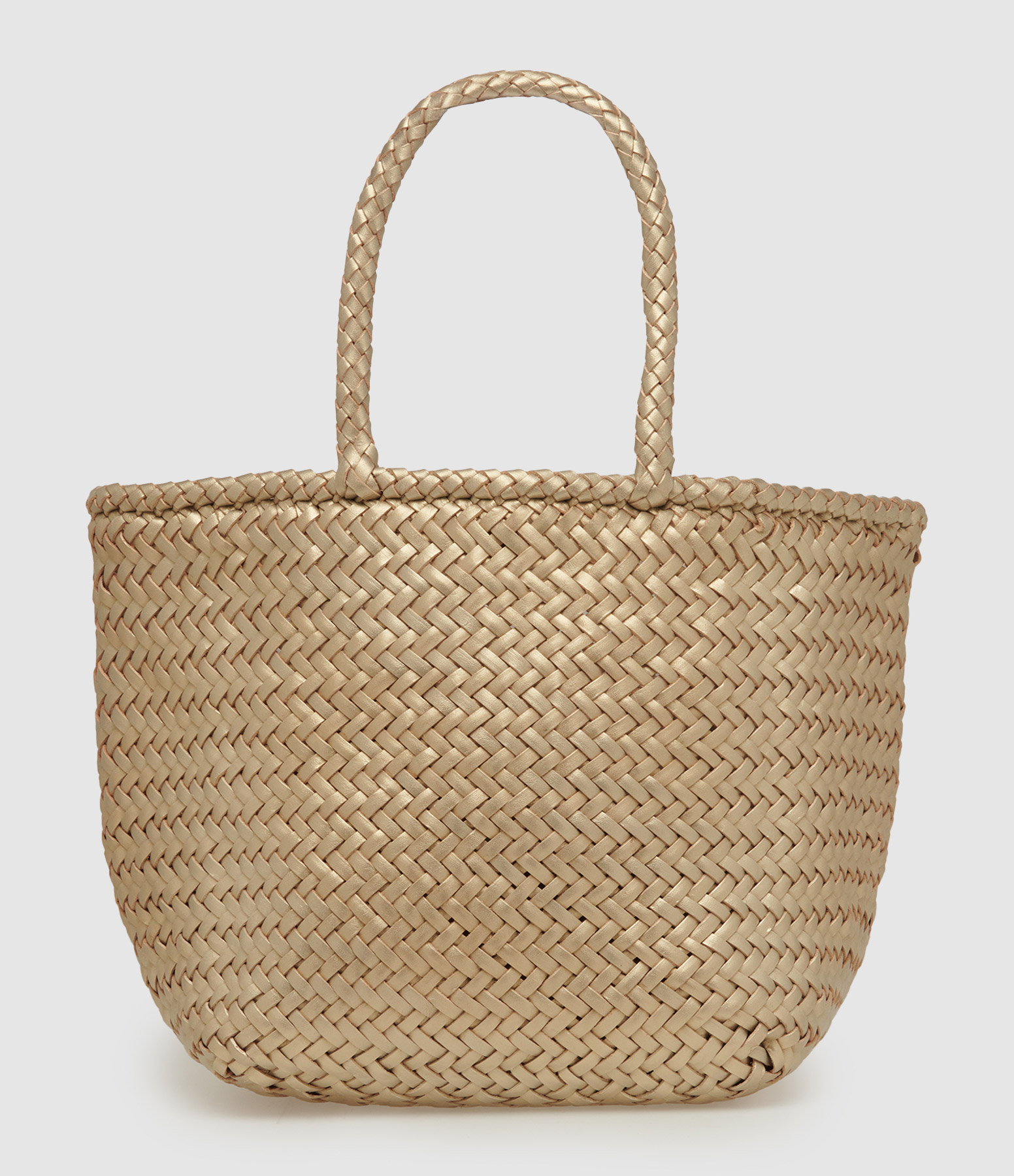 Sac Grace Small Cuir Pewter