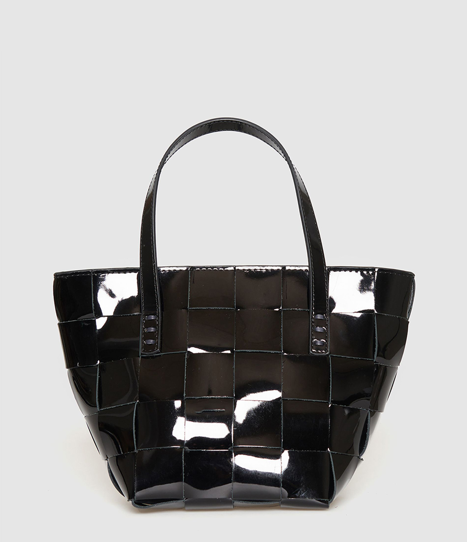 Sac Japan Mini Cuir Patent Black