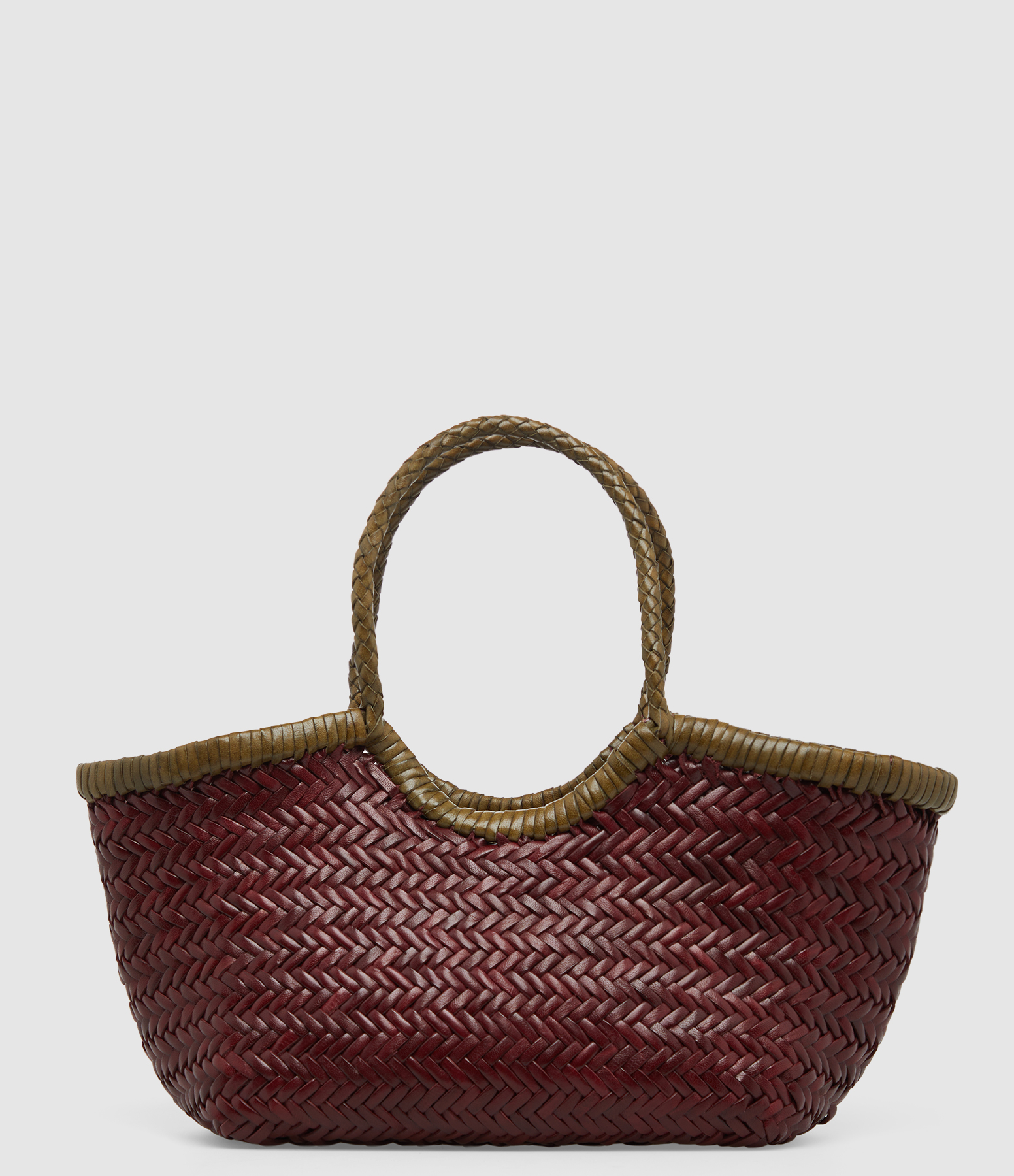 Sac Nantucket Small Bi-Colour Bordo/Khaki