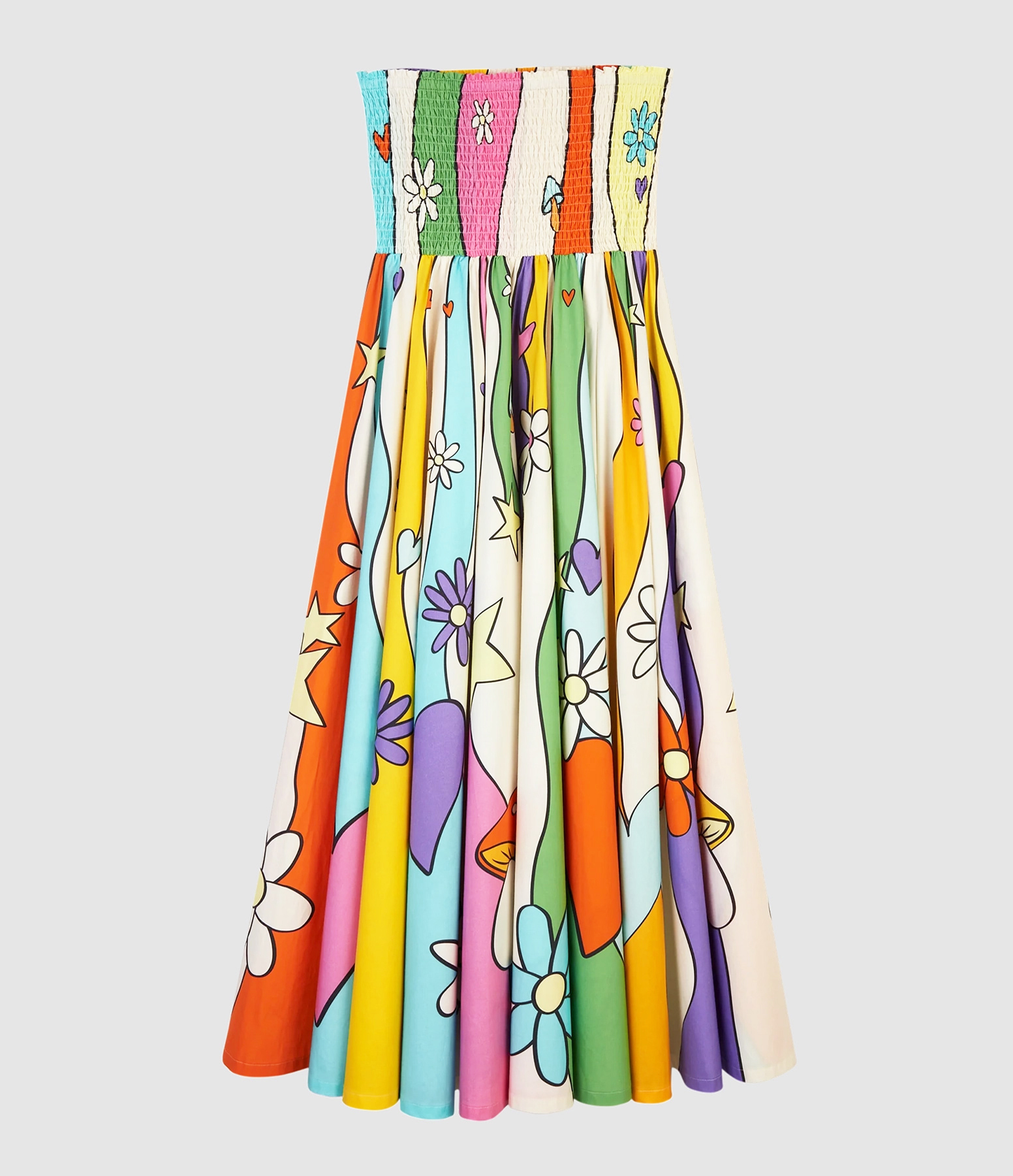 Rainbow Rbe MIRA MIKATI - Robe Rainbow Ray Multicolore