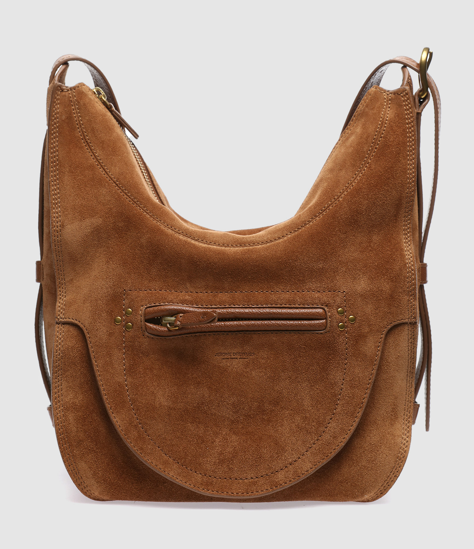 Sac Dino Cuir Suédé Tabac