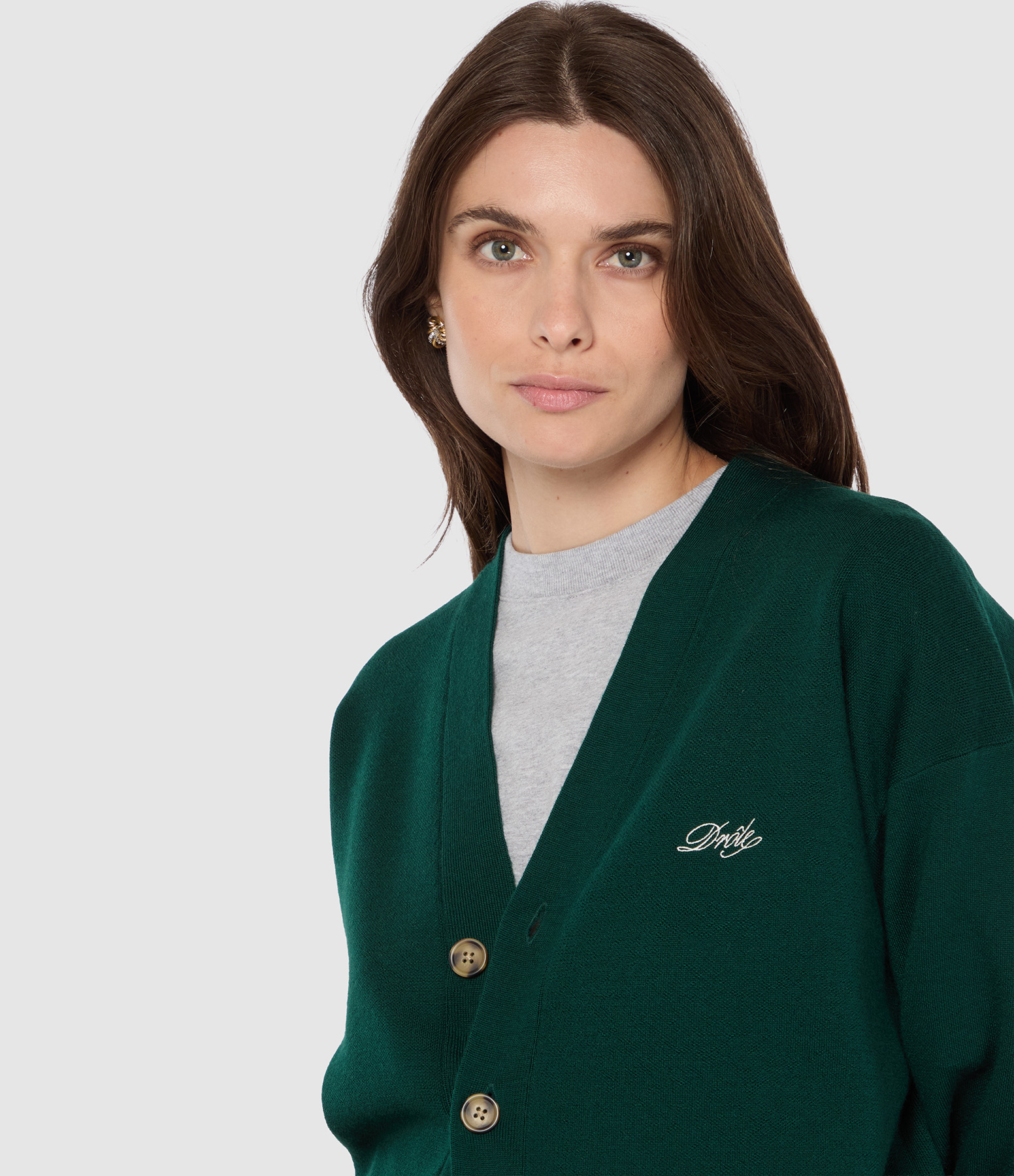 Cardigan Drôle Dark Green