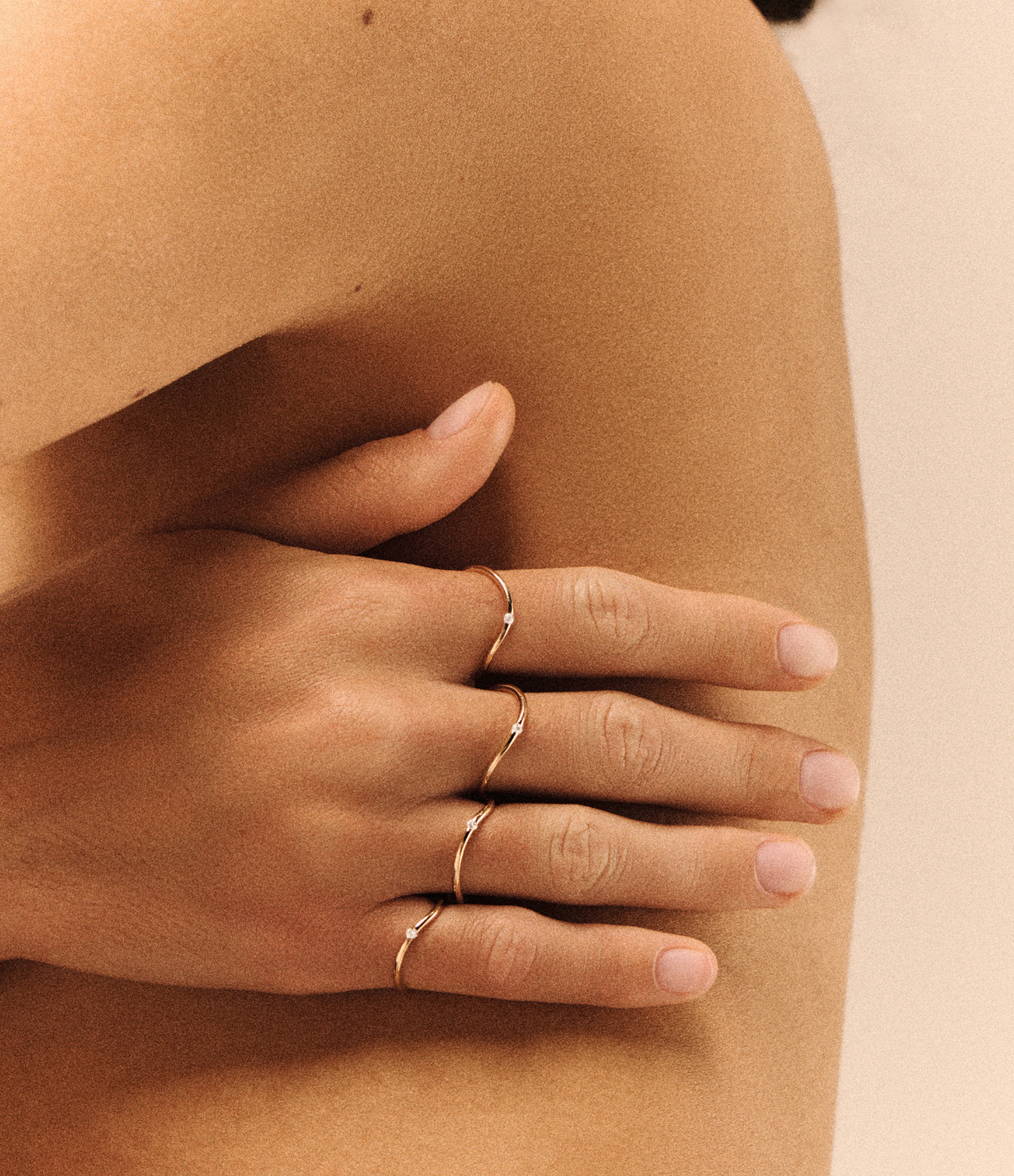 Bague Dune n°1 Diamants Or Jaune